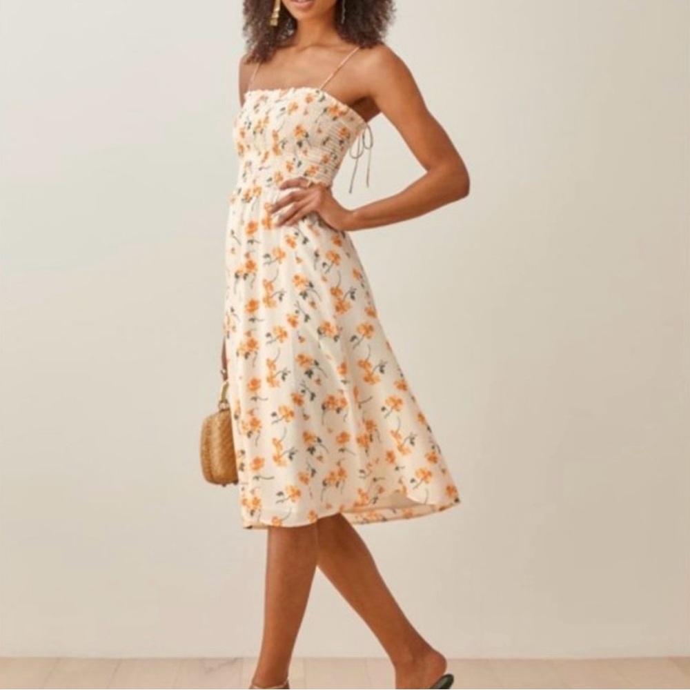 NWOT Reformation Sable Midi Dress - Picture 2 of 7